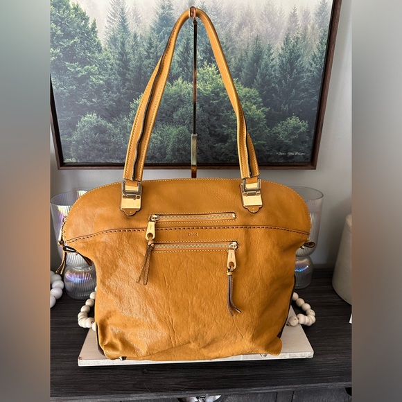 Chloe Handbags - Chloe Tan Leather Large Shoulder Bag